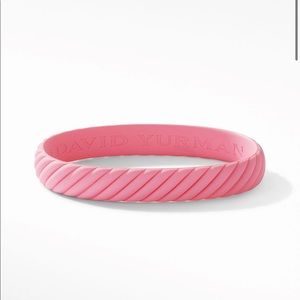 David Yurman Cable Pink Rubber Bracelet